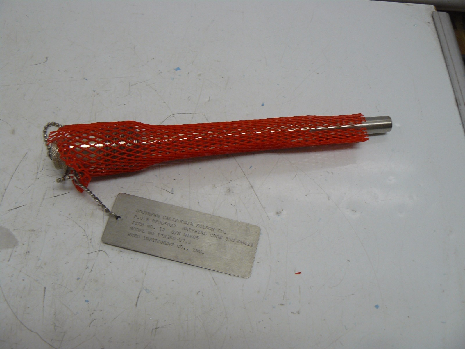 WEED INSTRUMENTS 1″HL260-U3.5-TI T/W THERMOWELL 6″ STEM 3 1/2 INCH INSERTION NEW