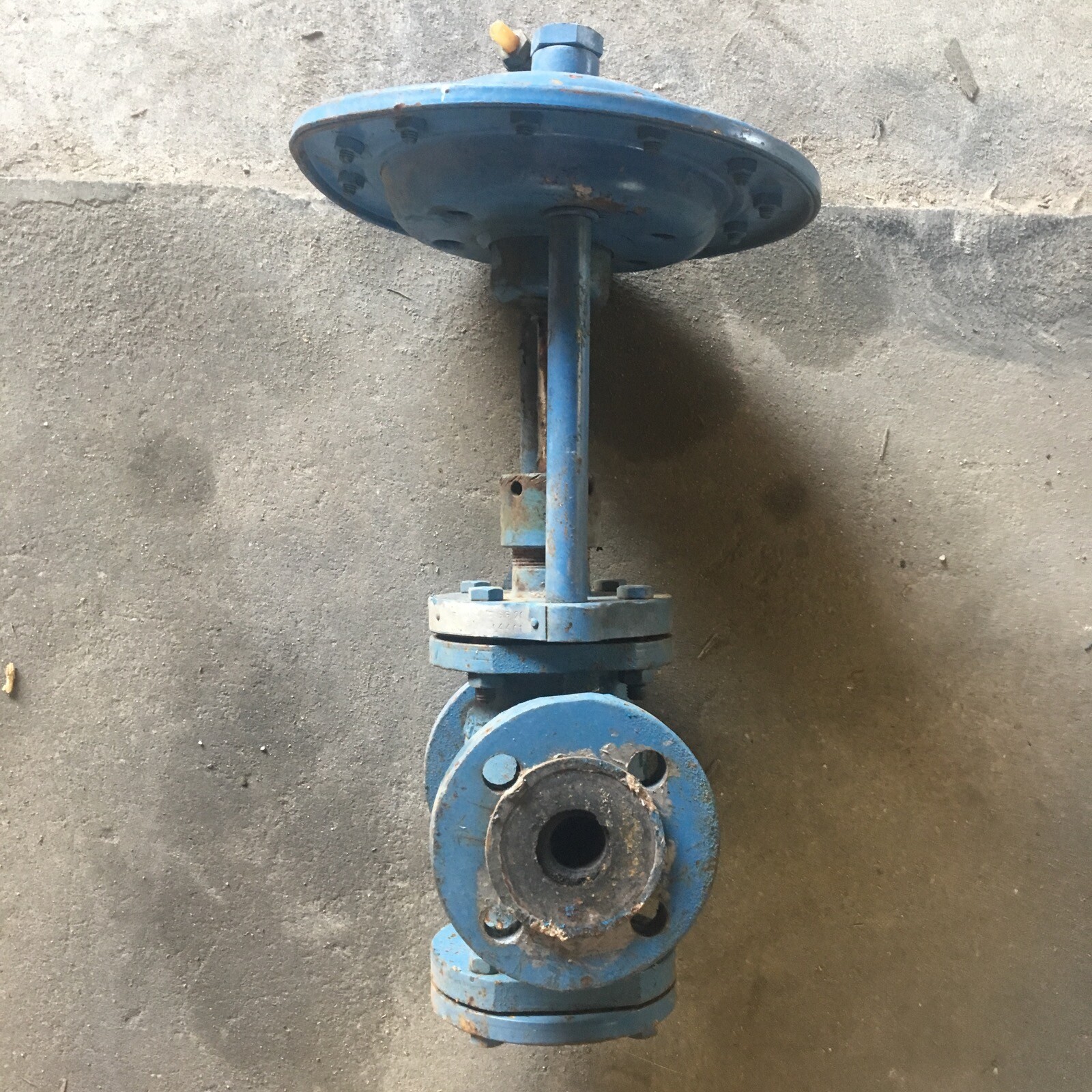 PLEIGER DN20PN16 GG20 ACTUATED FLANGED GLOBE VALVE
