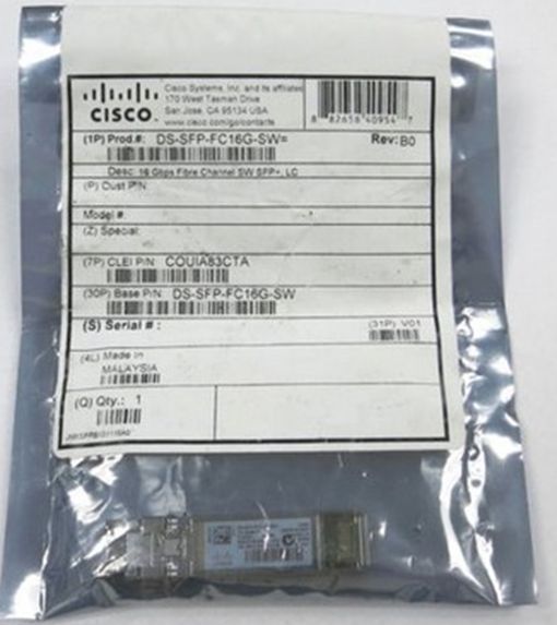 Compatible Cisco DS-SFP-FC16G-SW 16Gbps SFP+ LC multi-mode transceiver module