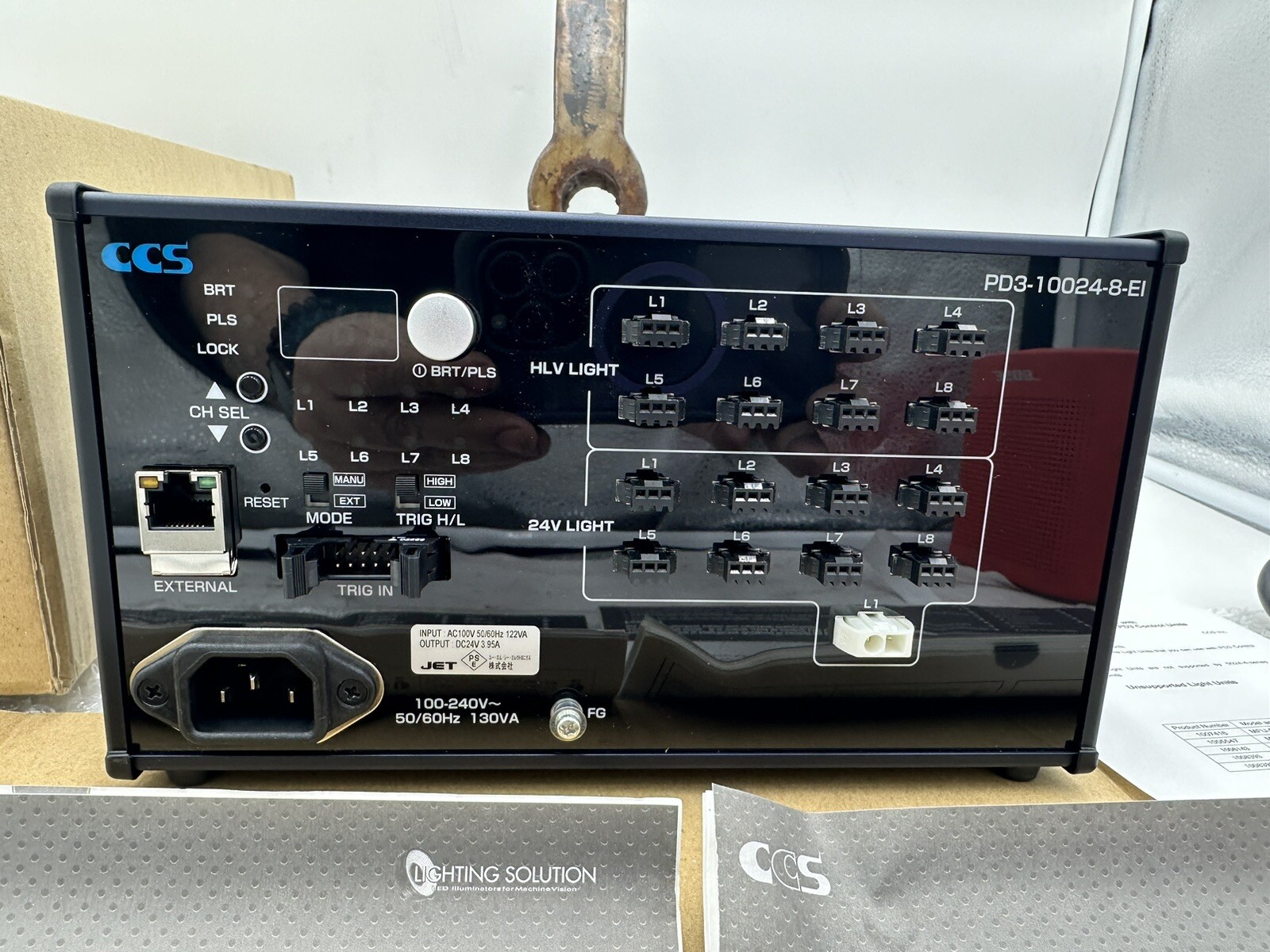 CCS PD3-10024-8-EI Digital Control Unit for LED Light Units 8-Chan 24VDC NEW OEM