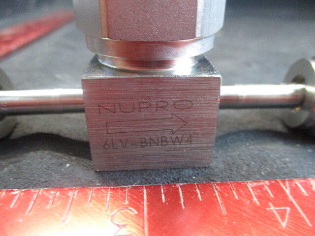 NUPRO 6LV-BNBW4-P 316L VAR High Purity Bellows Sealed Valve, 1/4 in.