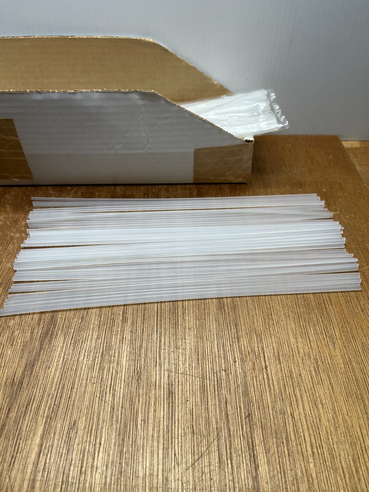 (Qty.50) 1/8″ Diameter X 12″ Length Clear PVC Welding Rod Type 1 USA Industrials