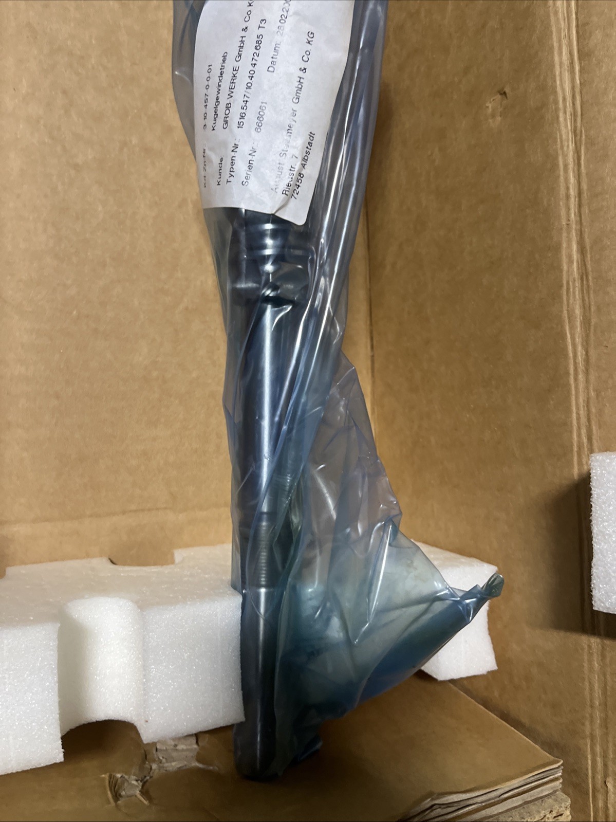 GROB BALL SCREW KGT40-3-10-457-0-0-01