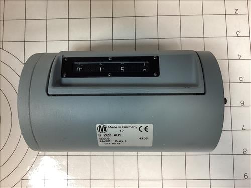 BAUMER/IVO – G220.A01 – COUNTER, MAX 60RPM, BCD OUTPUT, 10 COUNTS/REV. IVO – G22