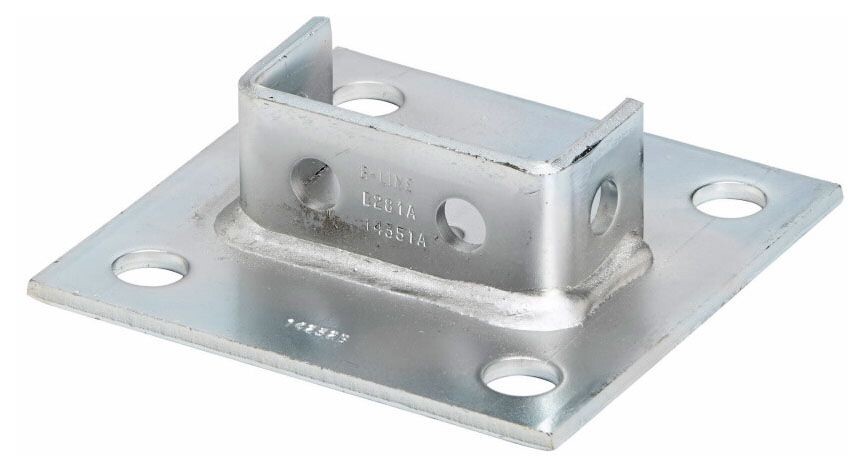 B-Line B281ASQSS4, Strut Post Base, B281Asq Ss4 Post Base, 1 PC