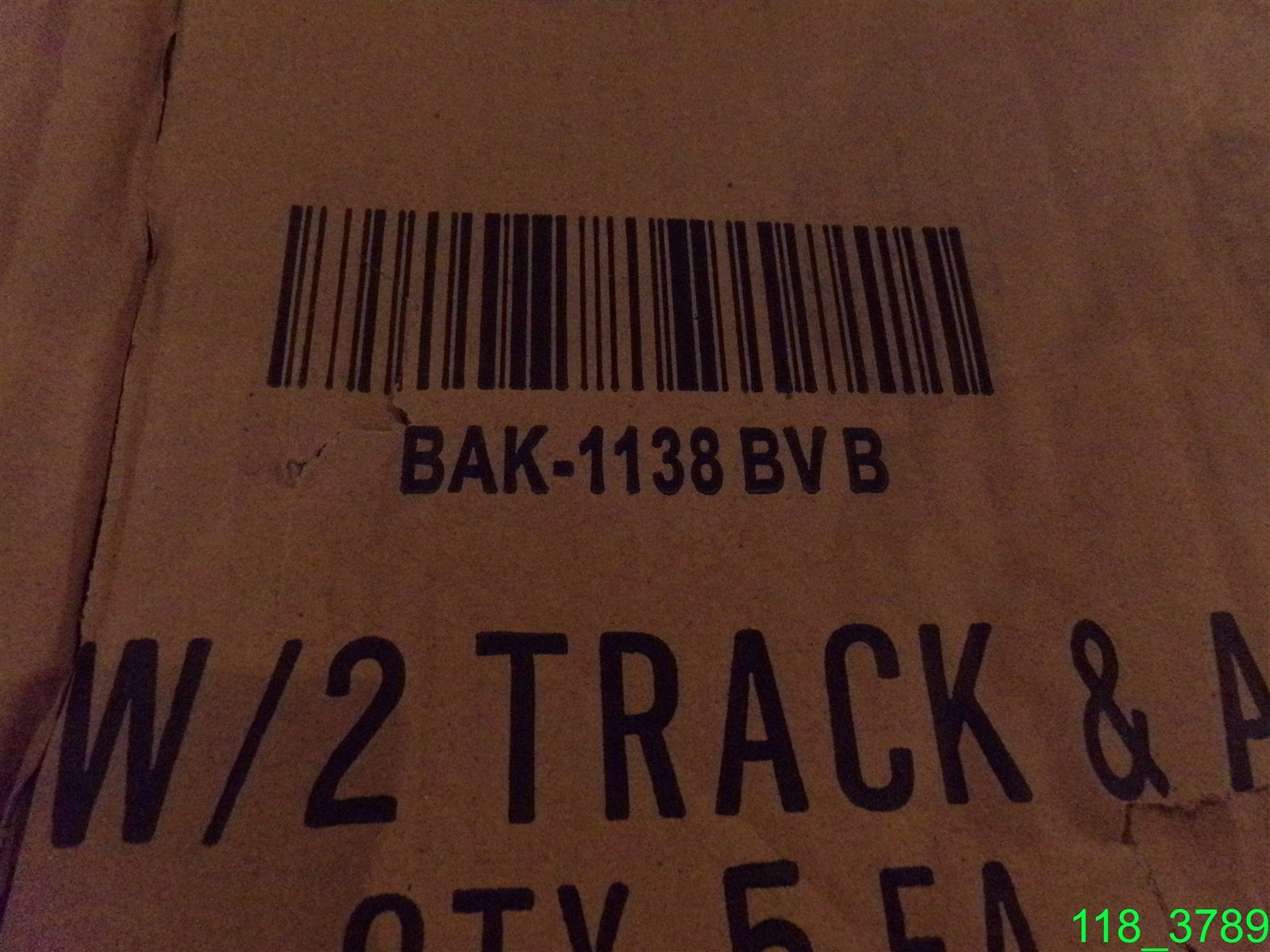 QTY=5: MARCO WIRE SHELF WITH 2 TRACK & ALIGNMNT PIN HOLE BAK-1138BVB- NEW