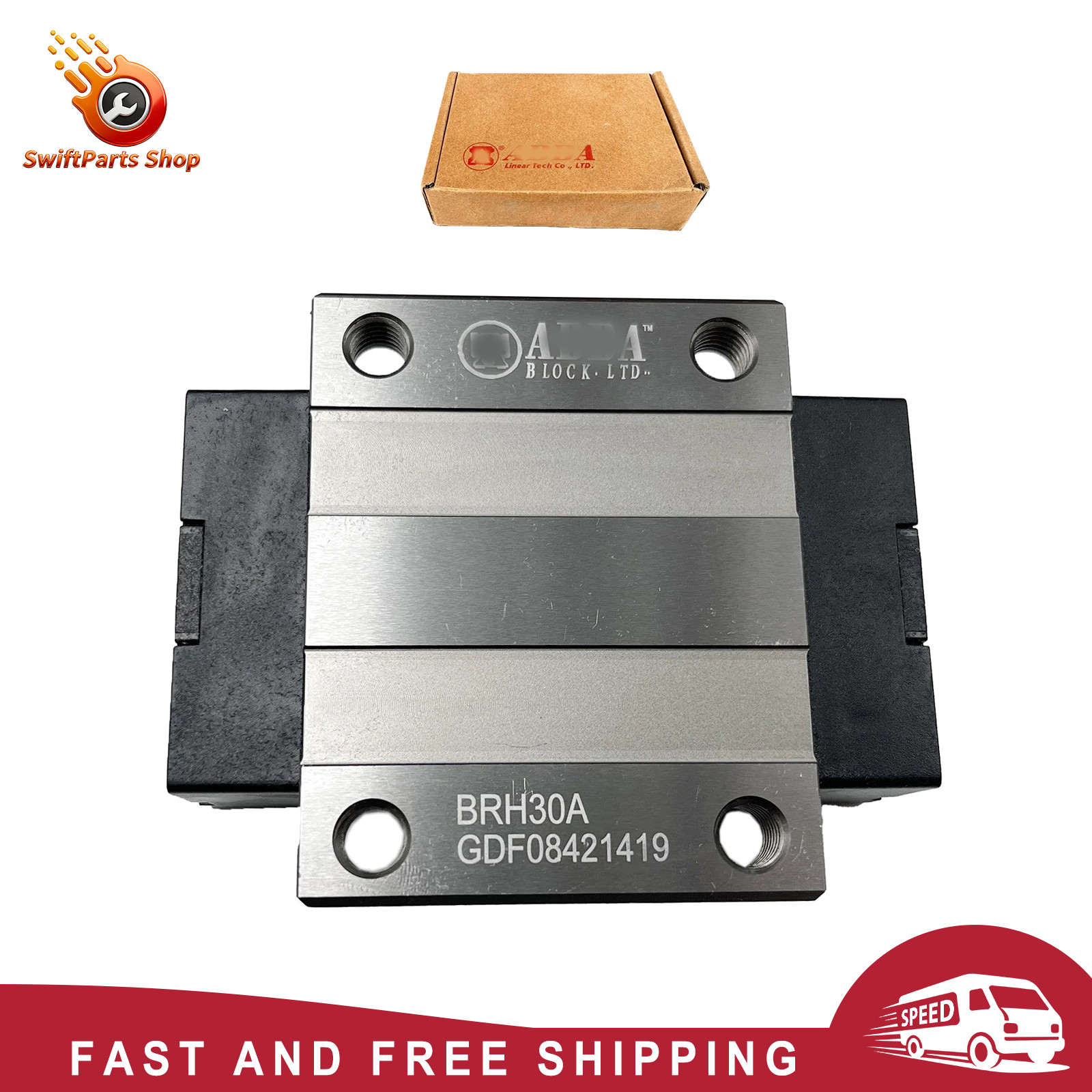 1PC Linear Guide Slider Replacement Suitable for ABBA BRH30A Rail Sliding Block