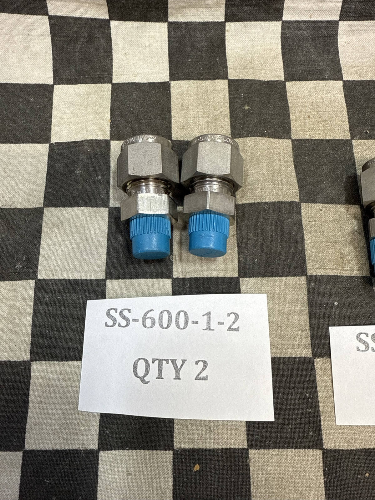 SWAGELOK SS-600-1-6, SS-600-1-4, SS-600-1-2 Male Connector, LOT OF 7 SHIPSAMEDAY