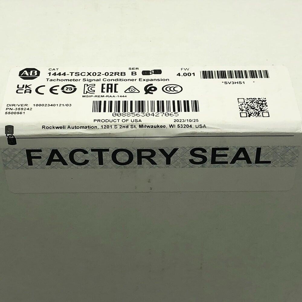 1444-TSCX02-02RB Tachometer Signal Conditioner Expansion New NEW PLC
