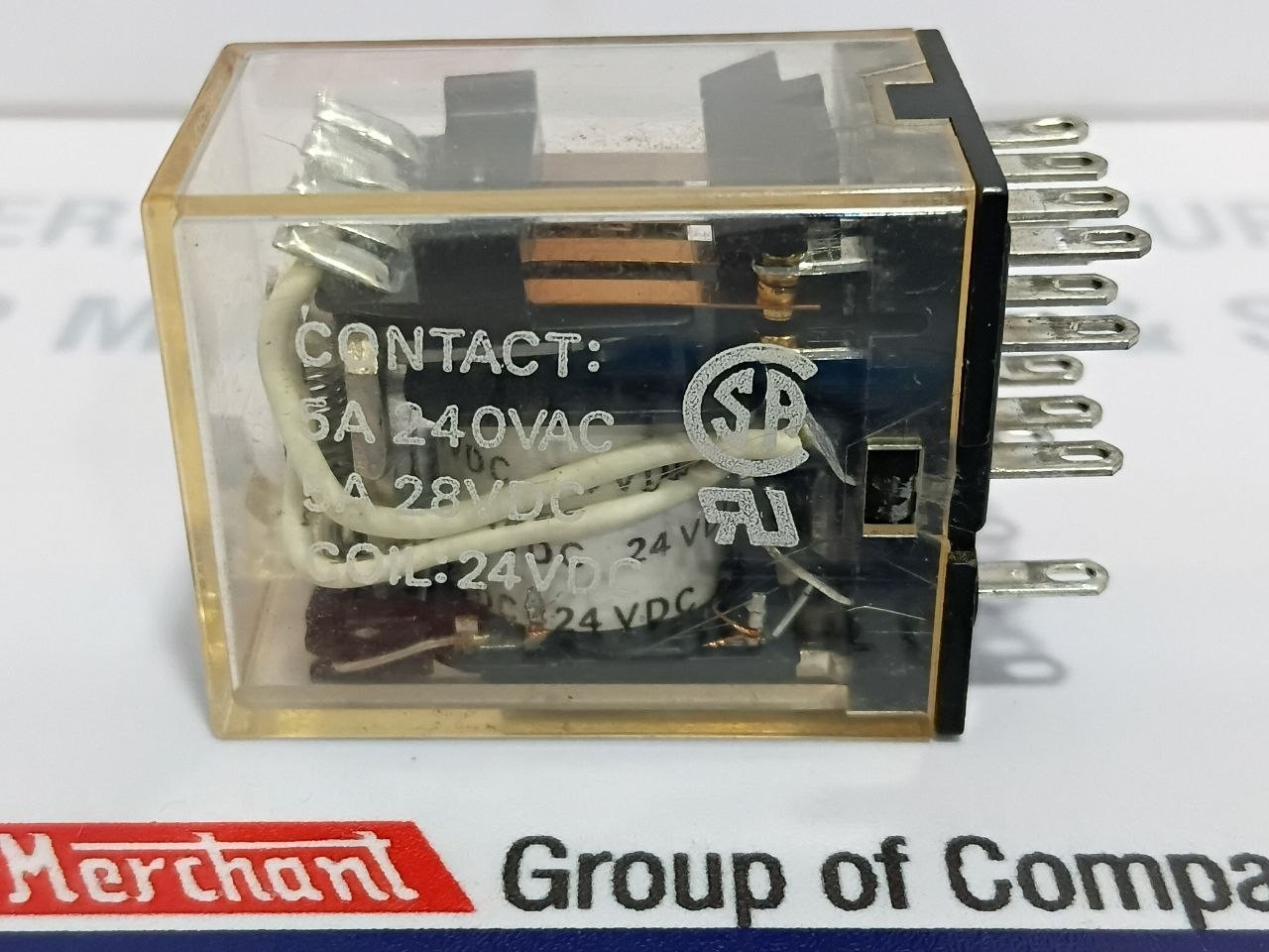 Omron MY4N-D2 24VDC Auxiliary Relay 5A 240VAC 5A 28VDC (Unused New)
