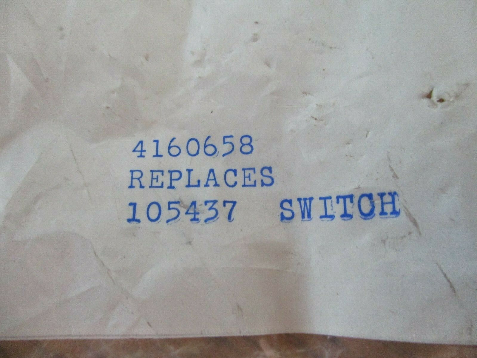 NOS FSP 4160658 Whirlpool Dishwasher Switch J228 FREE SHIPPING