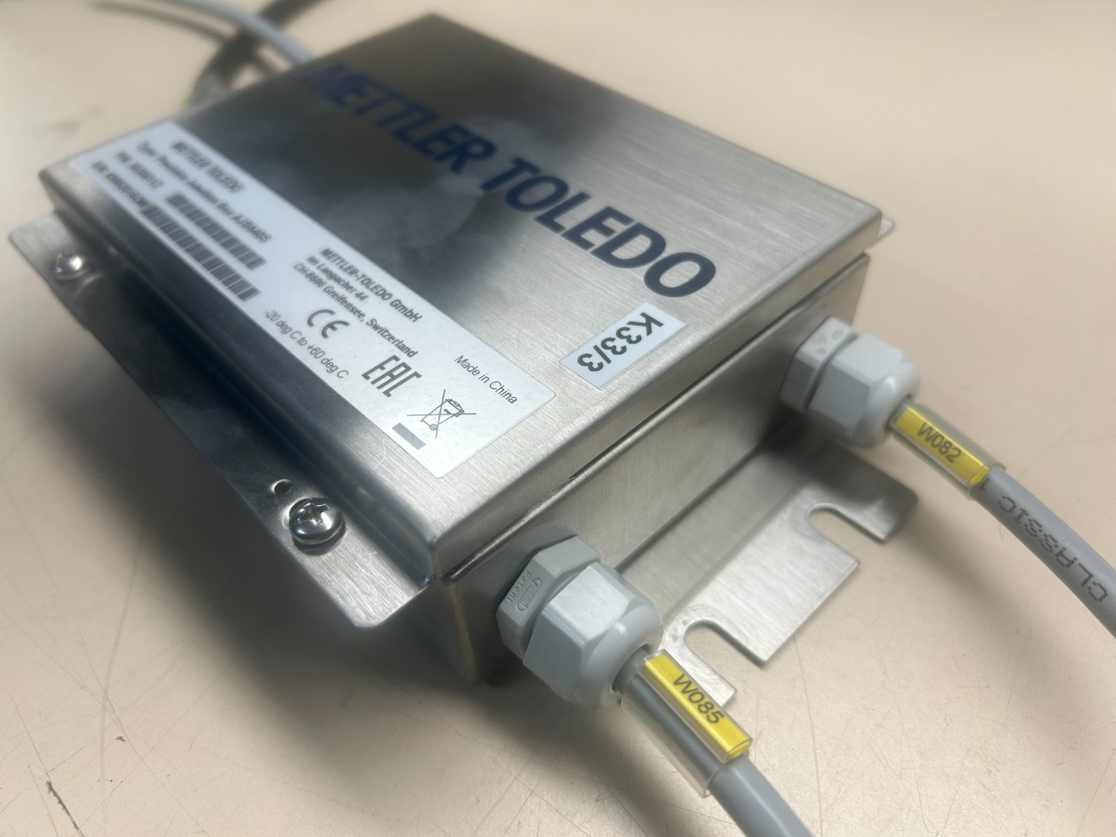 Mettler Toledo AJB540S Precision Junction Box p/n 30206112 w/ cables cut