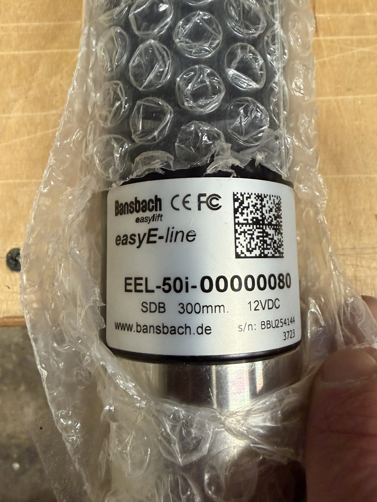 Bansbach EasyE-line Easylift EEL-50i-00000080 12V Actuator