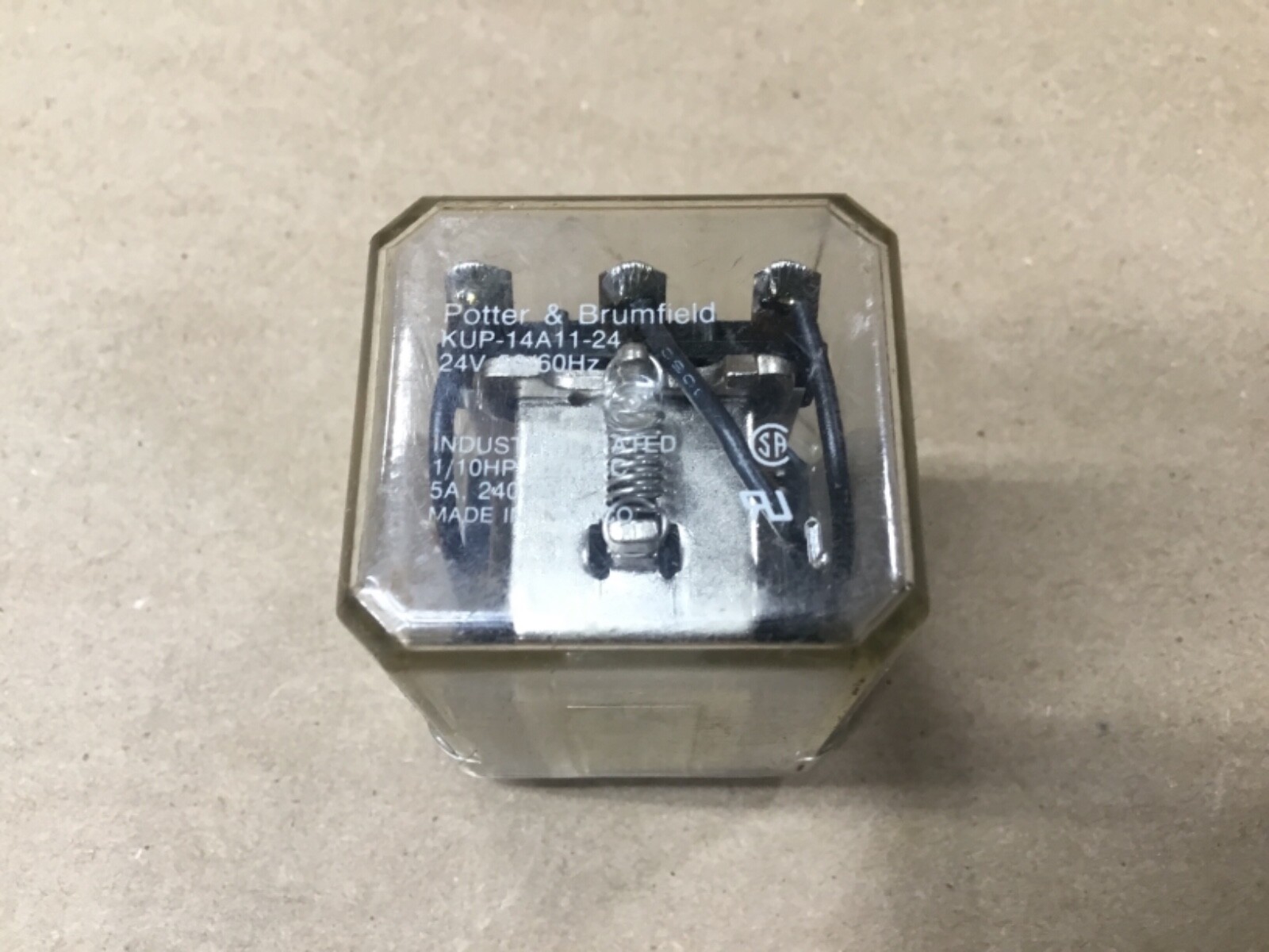 Potter & Brumfield KUP-14A11-24 Relay KUP-14A11 #42G27RM