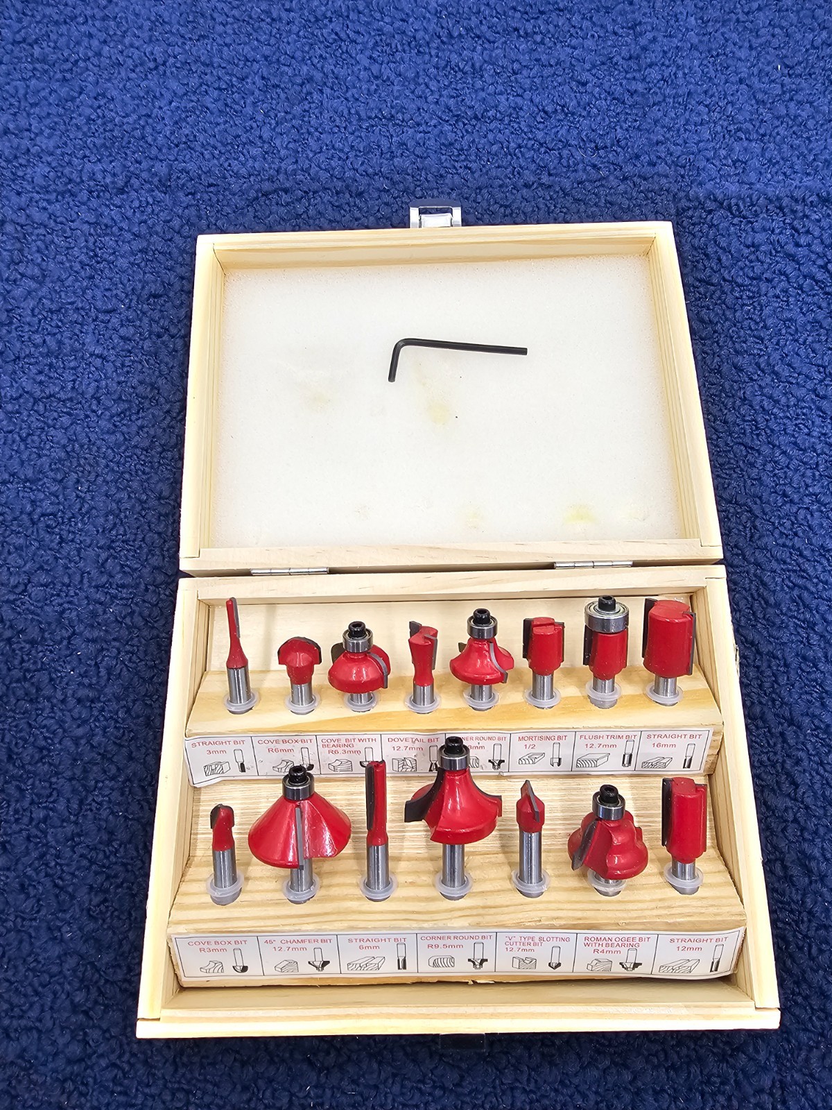15 Pieces Router Bit Hardware Assembly for Woodworking Cutter
