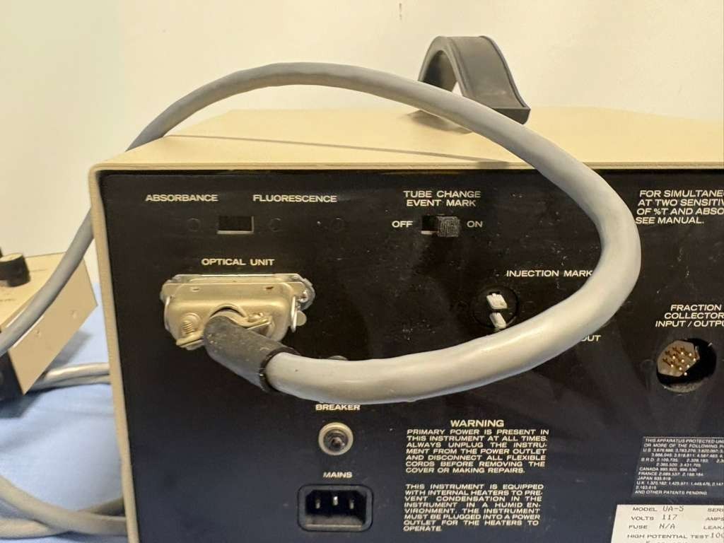 ISCO UA-5 Absorbance/Fluorescence Detector w/ Type 6 Optical Unit Part 89243