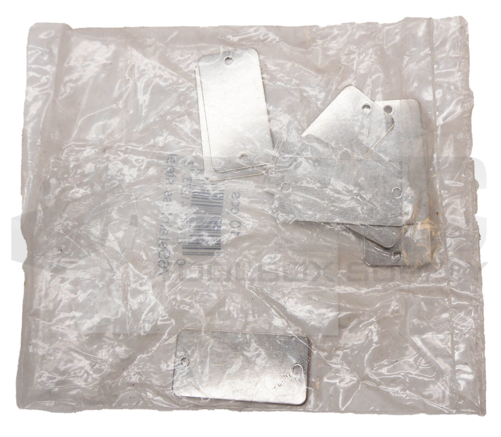 LOT OF 6 SEALED NEW C.H. HANSON 76S STAINLESS STEEL BLANK ID TAG 1″ X 2″