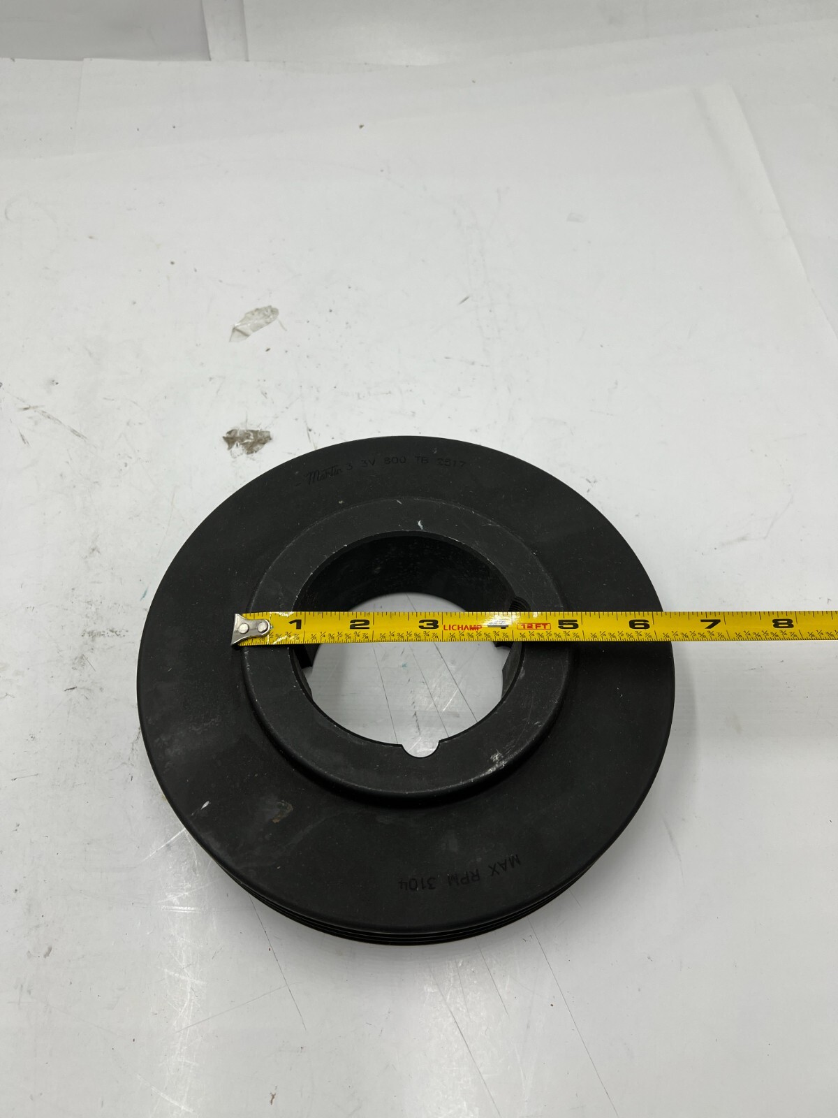 Martin 3 3V 800 TB TB Sheave Bushing Bore 3 Groove V-Belt Pulley 2517 Cast Iron