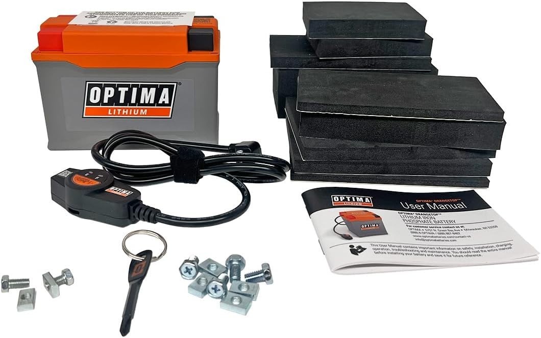OPTIMA® QUAD14 ORANGETOP® Lithium – Built-in Engine Start Reserve with BMS and P