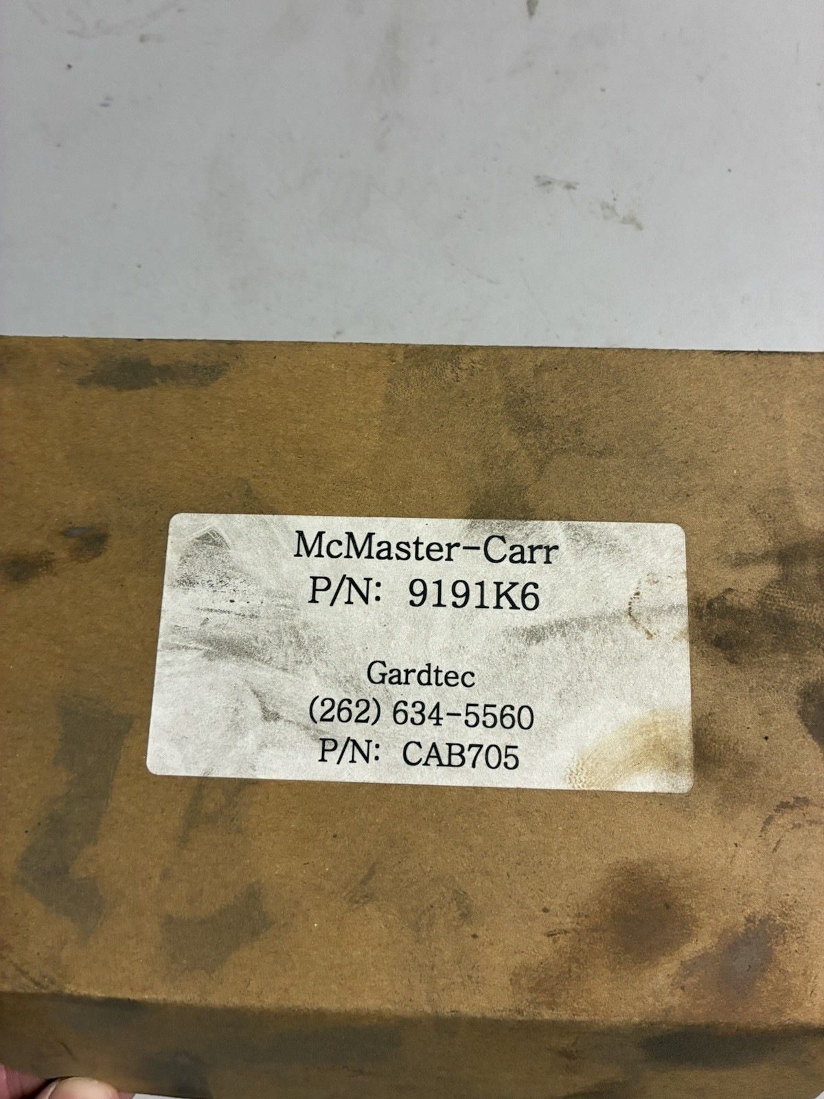 McMaster- Carr 9191K6