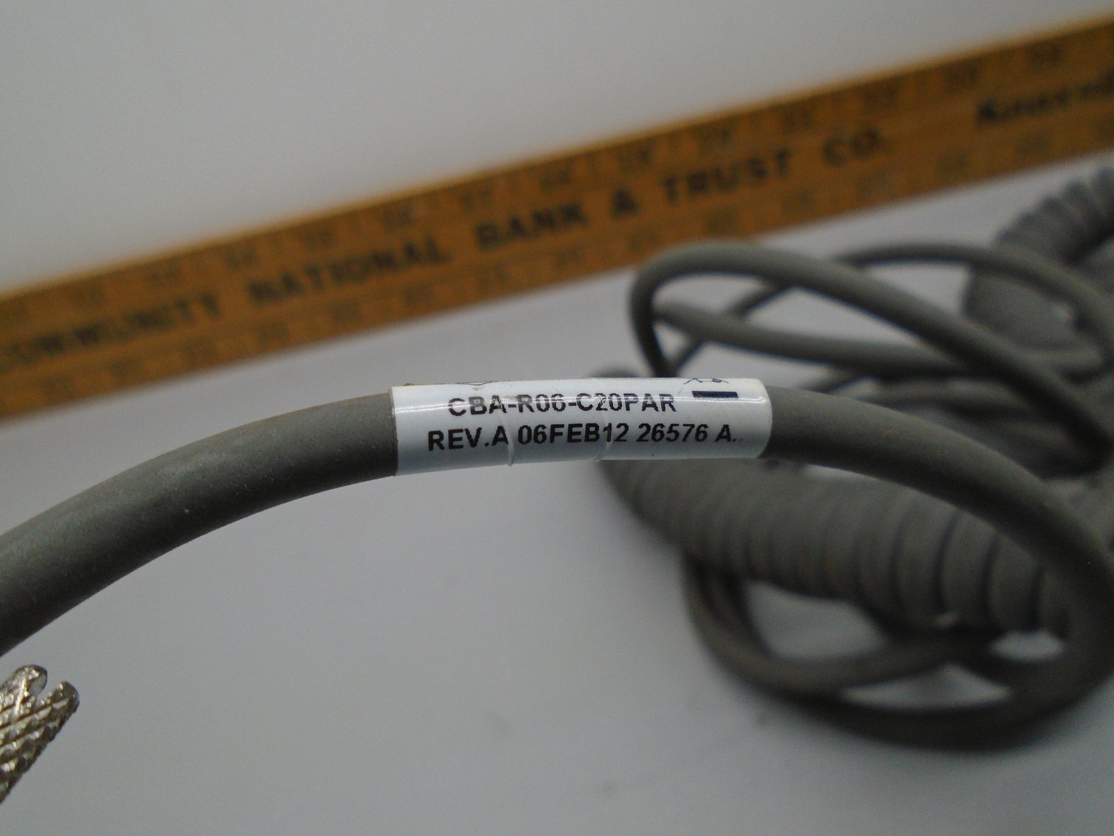 LS3408/FZ20005R Symbol Bar Code Scanner CBA-R06-C20PAR Cable W402