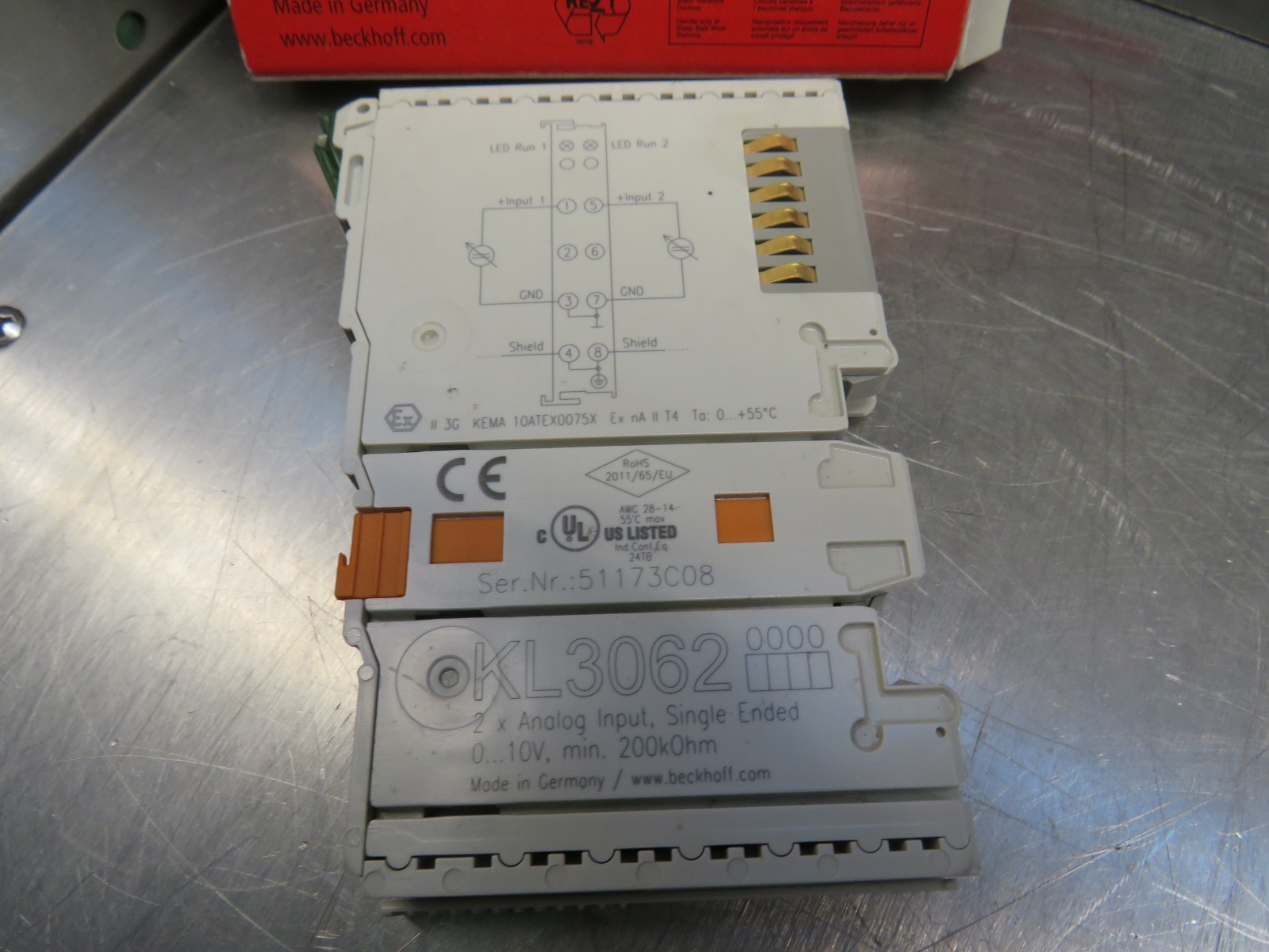 Beckhoff KL3062 Analog Input I/O Series