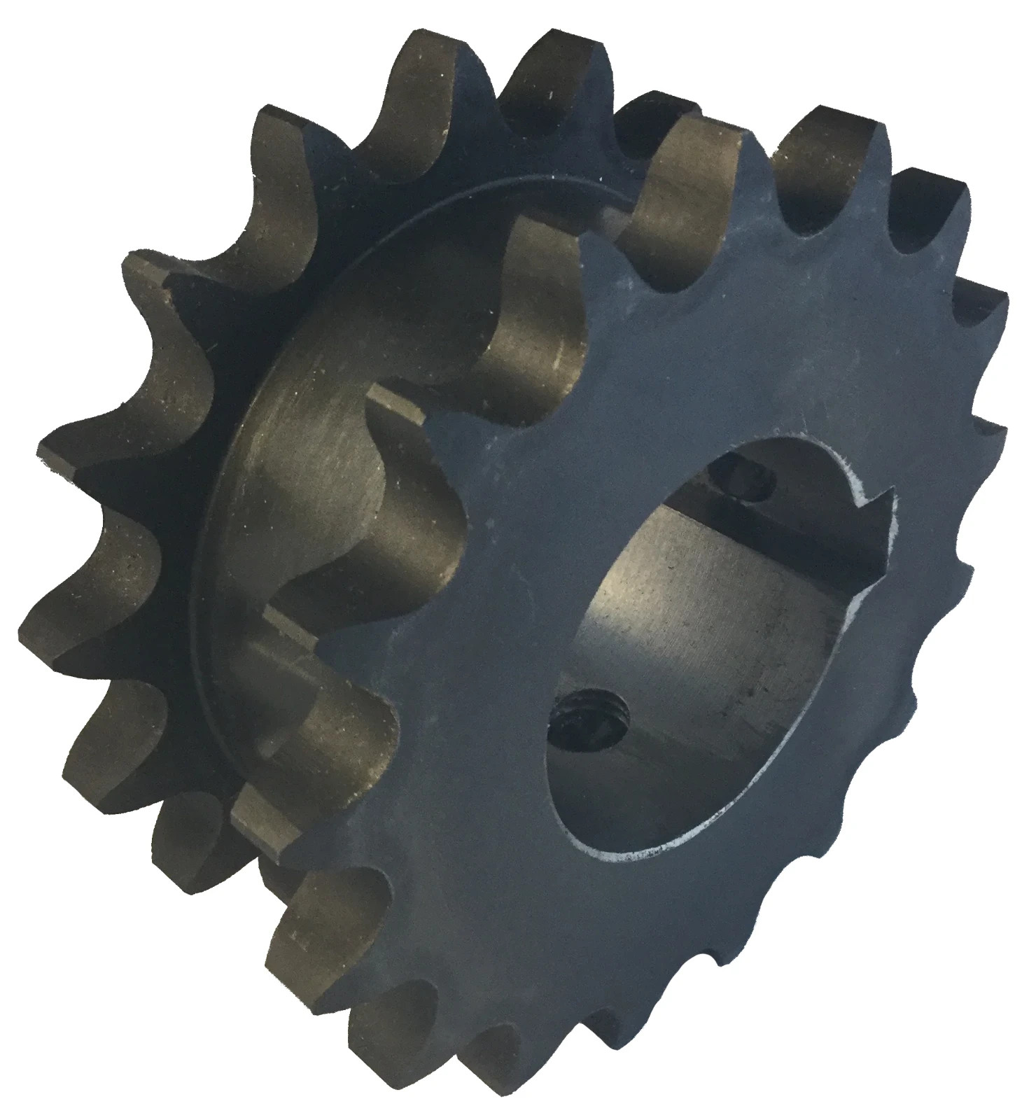 D80BS16X2-3/16H Double 80 Chain Sprocket 16 Teeth 2-3/16″ Shaft – 1/2″ Keyway