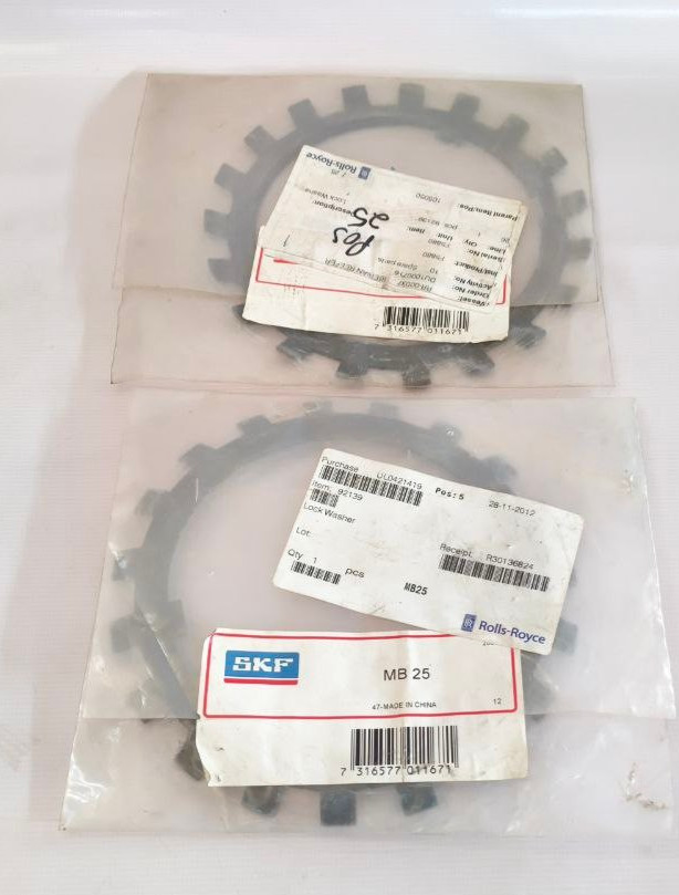 SKF MB25 Lock Washer 125mm Bearing Tab Washer For KM25 Lock Nut