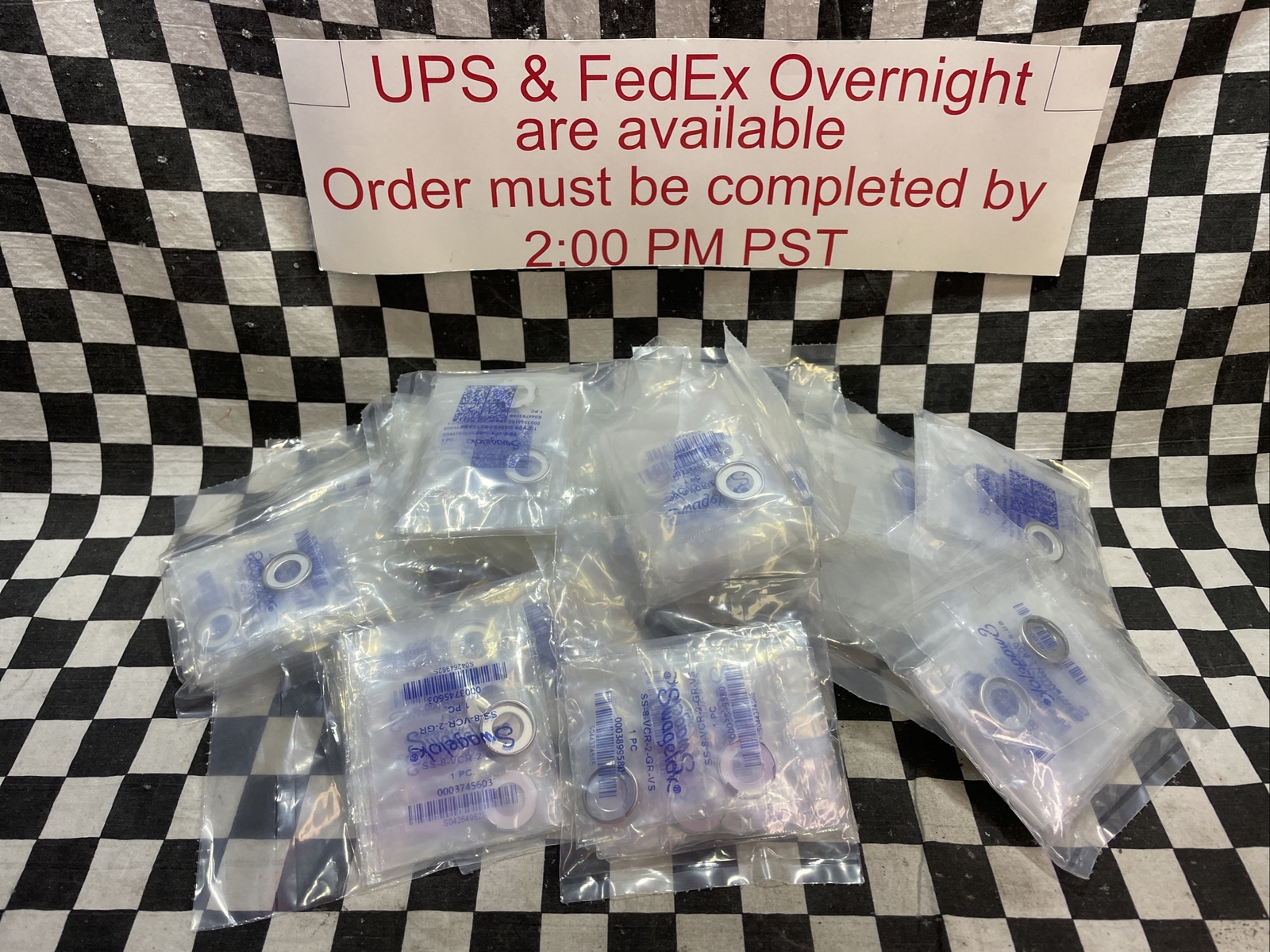 SWAGELOK SS-8-VCR-2-GR, Face Seal Fitting 1/2″, LOT OF 160 SHIPSAMEDAY#1472W5