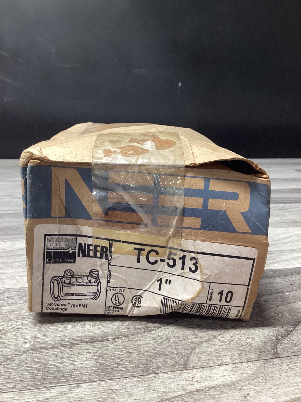 NEER TC-513 Set-Screw Type EMT Coupling 1″ Box of 10 #100N30*SI