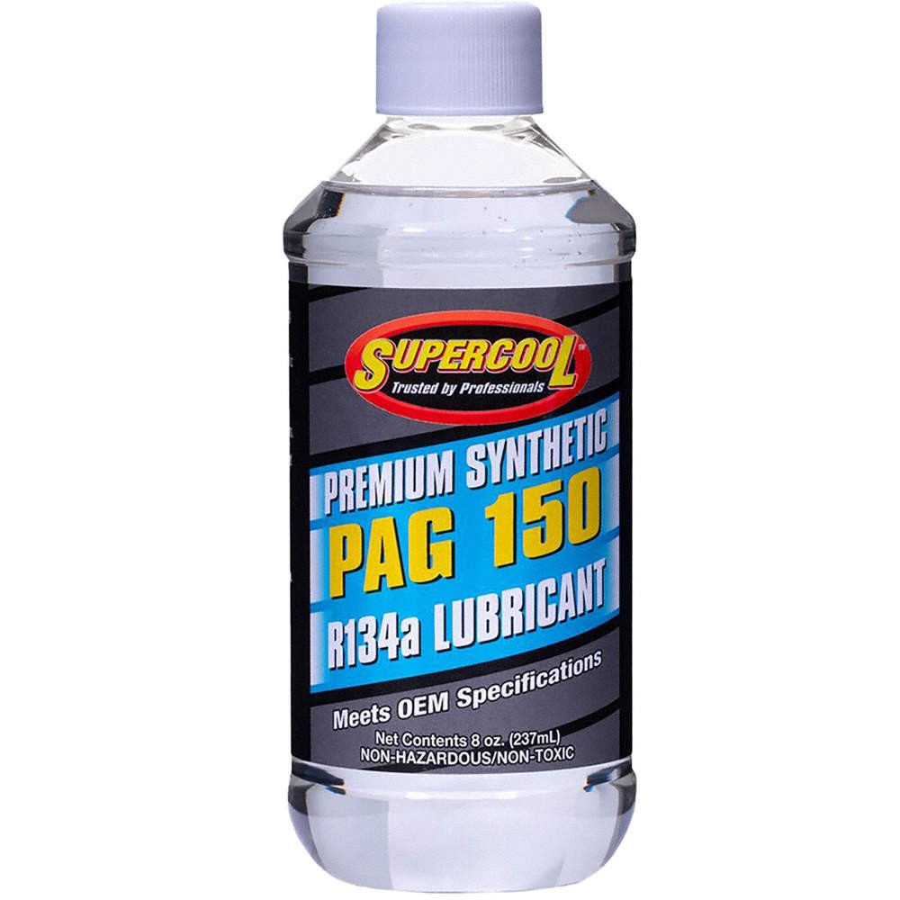 SUPERCOOL P150-8 A/C Comp PAG Lube,8 Oz,Flash Point 455 F 4LTT1