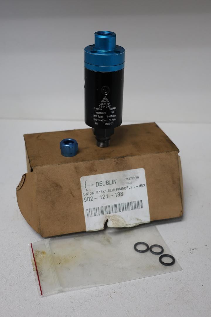 Used Deublin Rotary Joint Union 902-121-188 Original Packaging Included GHA-184