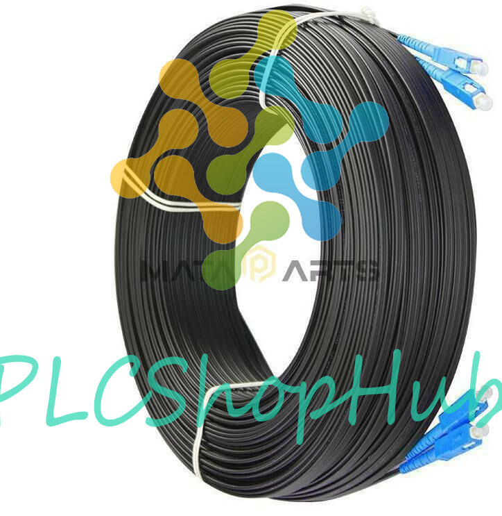 New 500M Outdoor SC-SC Duplex FTTH Drop Patch Cord G657 Fiber Optic Cable Jumper