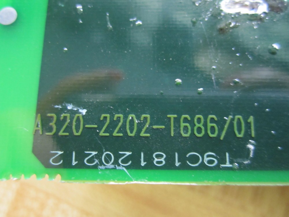 Fanuc A16B-2202-068 Board Missing Fan & 3 Capacitors
