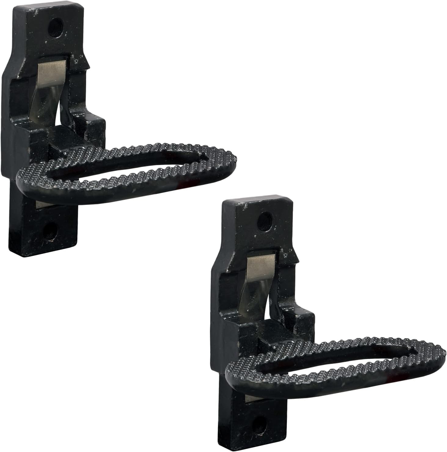 B2797BPC2 Black E Coat Folding Safety Step and Handle with Safety Storage, 2 Pac