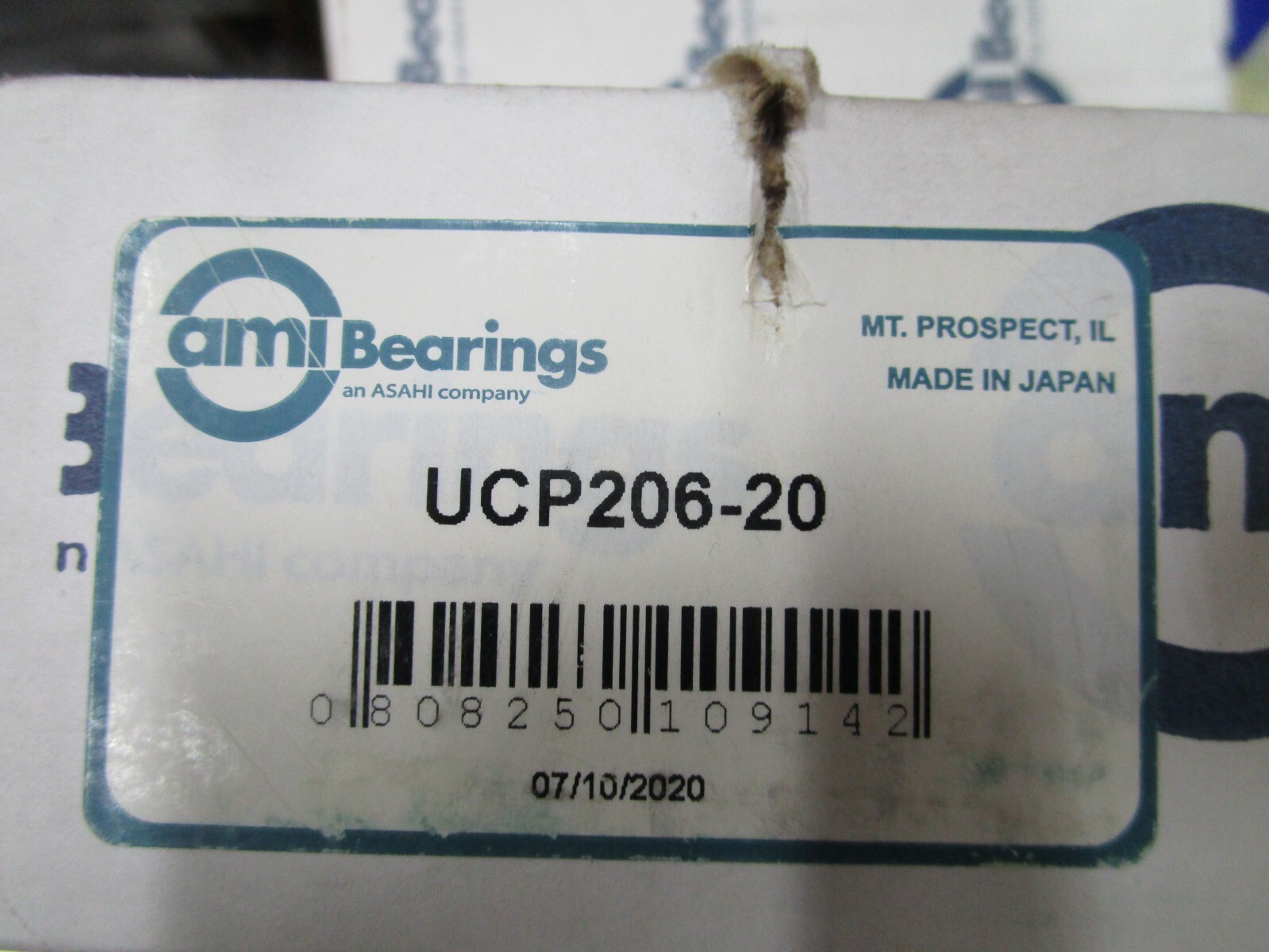 AMI ASAHI UCP206-20, 1-1/4 in Bore, Pillow Block Ball Bearing Unit
