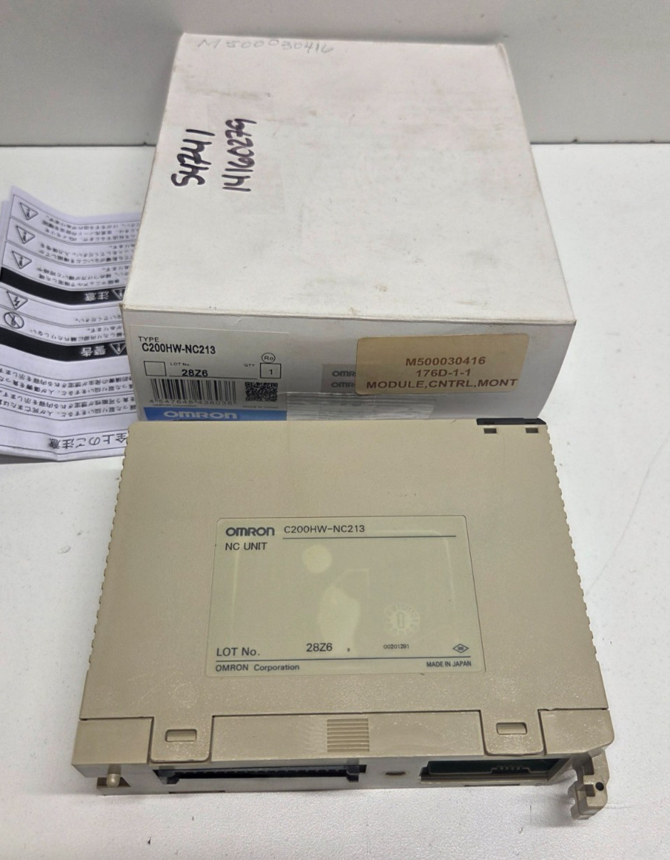 NEW IN BOX! OMRON 24V 2-AXIS POSITION CONTROL UNIT C200HW-NC213