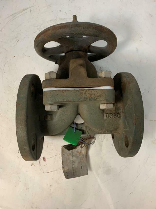 HILLS-McCanna Saran Lined Diaphragm Valve 1 1/2″