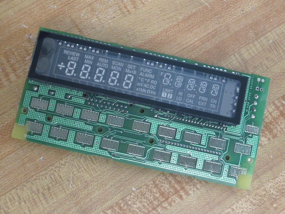 Fluke 45-3002 Circuit Board W/Display 814194
