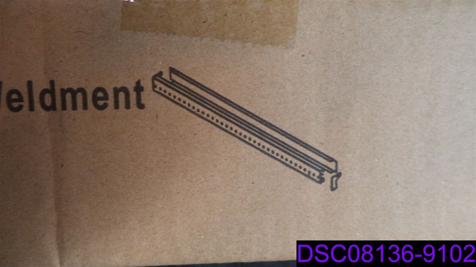Qty = 1 Box of 2: Bar Weldment 36″ x 1″ P/N 495-100-0341-01