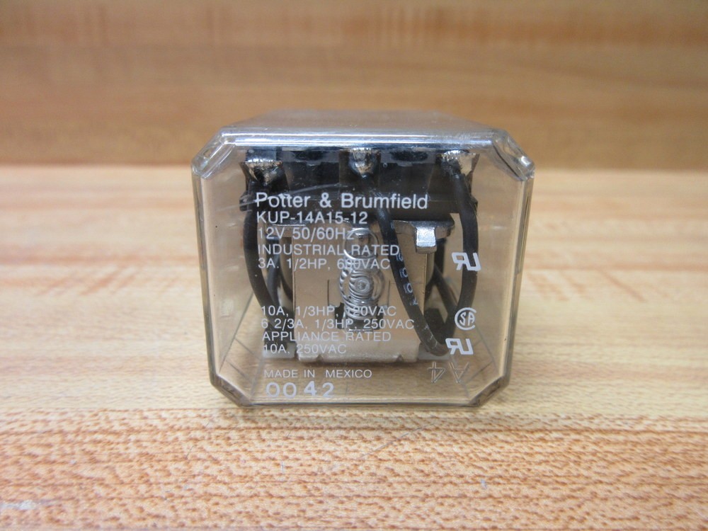 Potter & Brumfield KUP14A15-12V AC Relay KUP14A15-12VAC