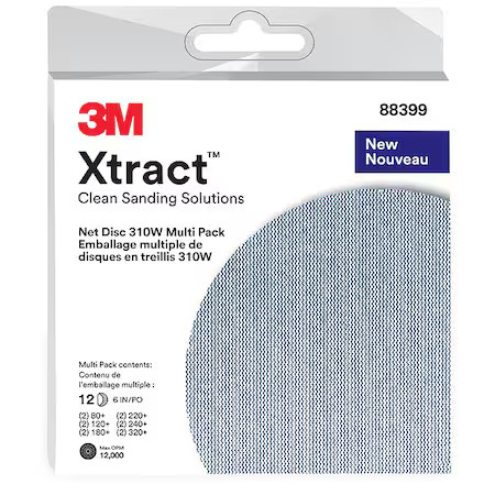 3M 7100288311 Hook-And-Loop Sanding Disc, 6 In Dia, Non-Vacuum, Aluminum Oxide,