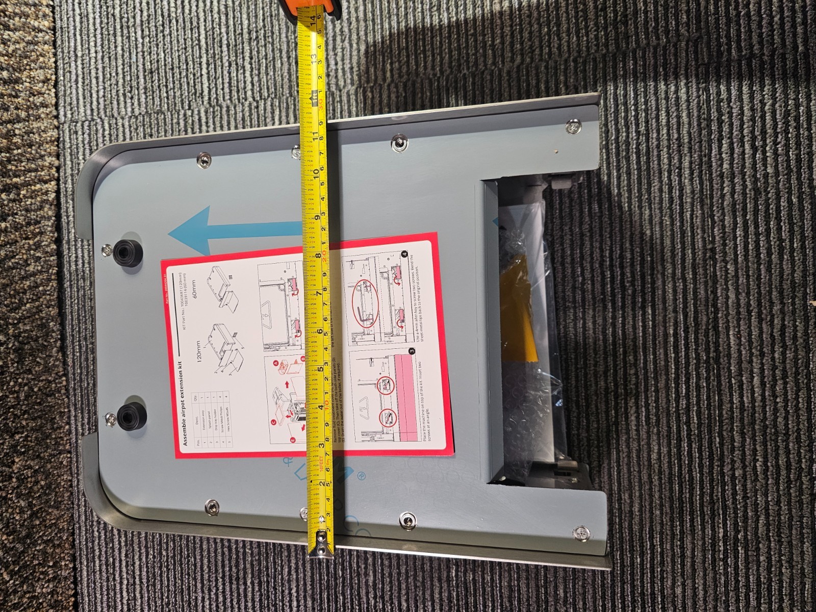 Airpot Extension Replacement 10043687 120mm *PICTURED ITEM ONLY*