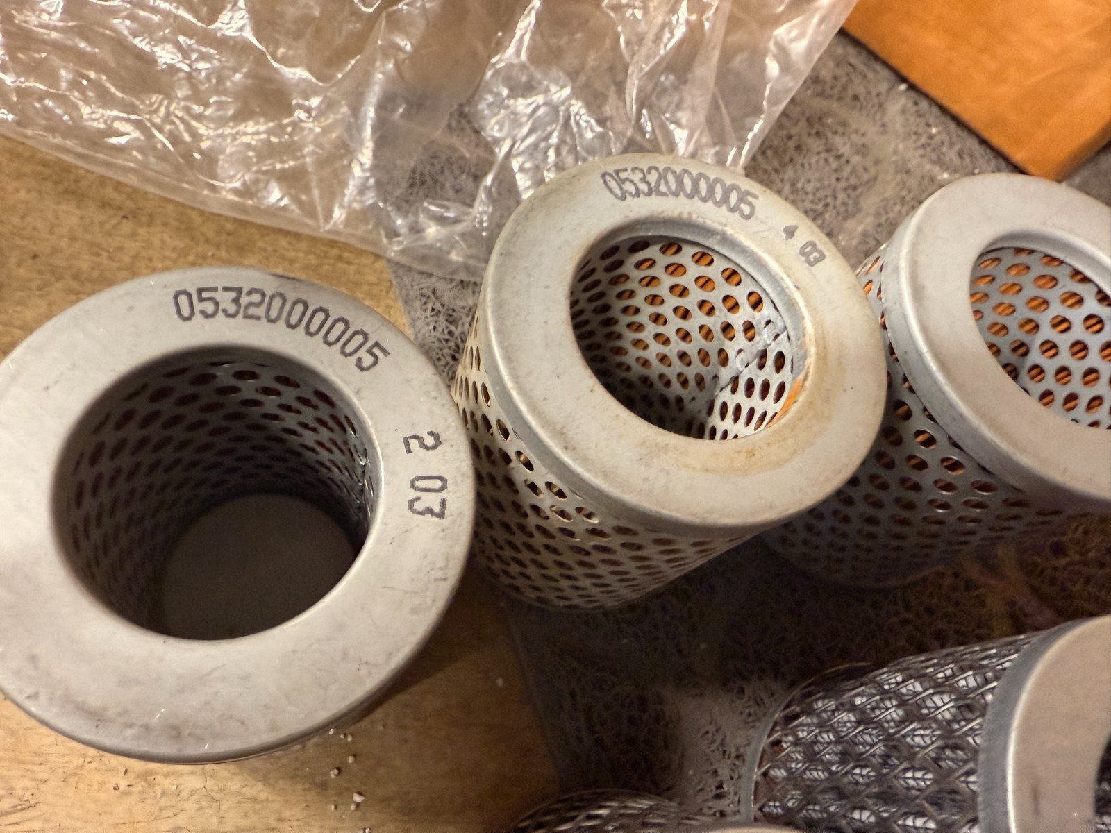 NEW LOT of 5 Busch Vacuum Pump filter C75 air inlet Suction Filter # 0532000005