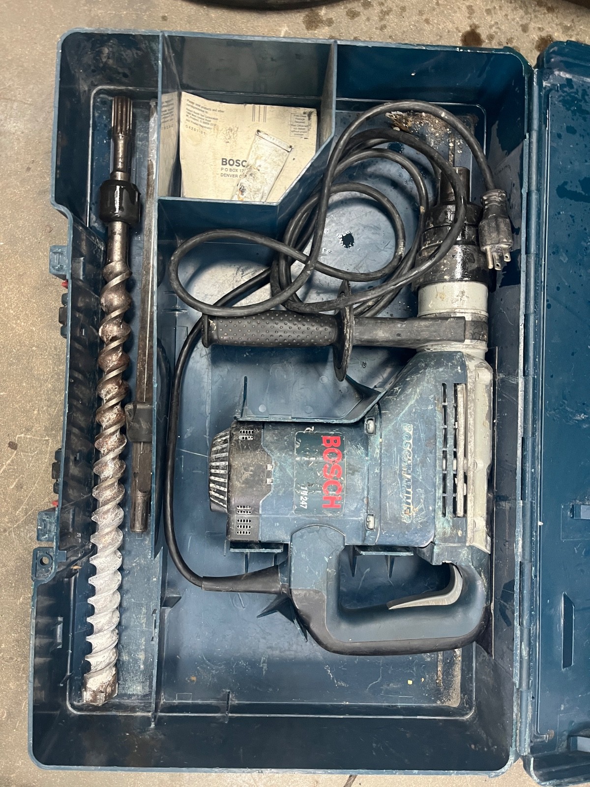 Bosch 11247 10 Amp 1-9/16-Inch Spline Rotary Hammer