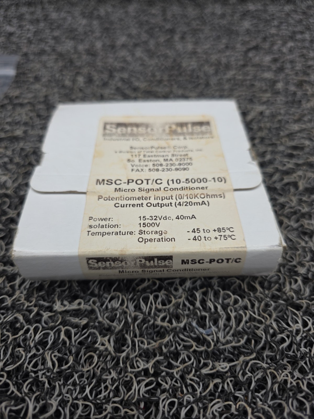 Electro-Craft P/N 9109-0004-100, M/N IQ010BS3007NH-0 Positioning Module