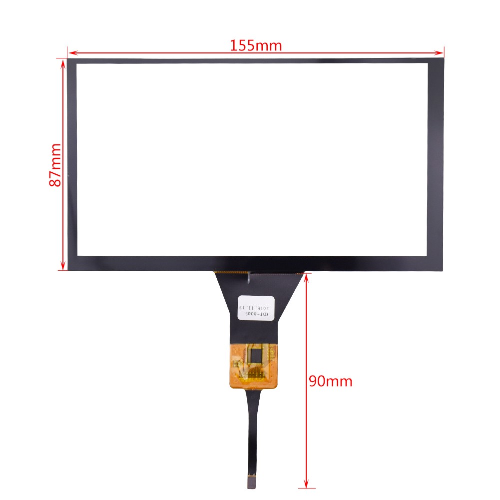 6.5 “155*87 6 Wires Industrial Capacitive Touch Panel