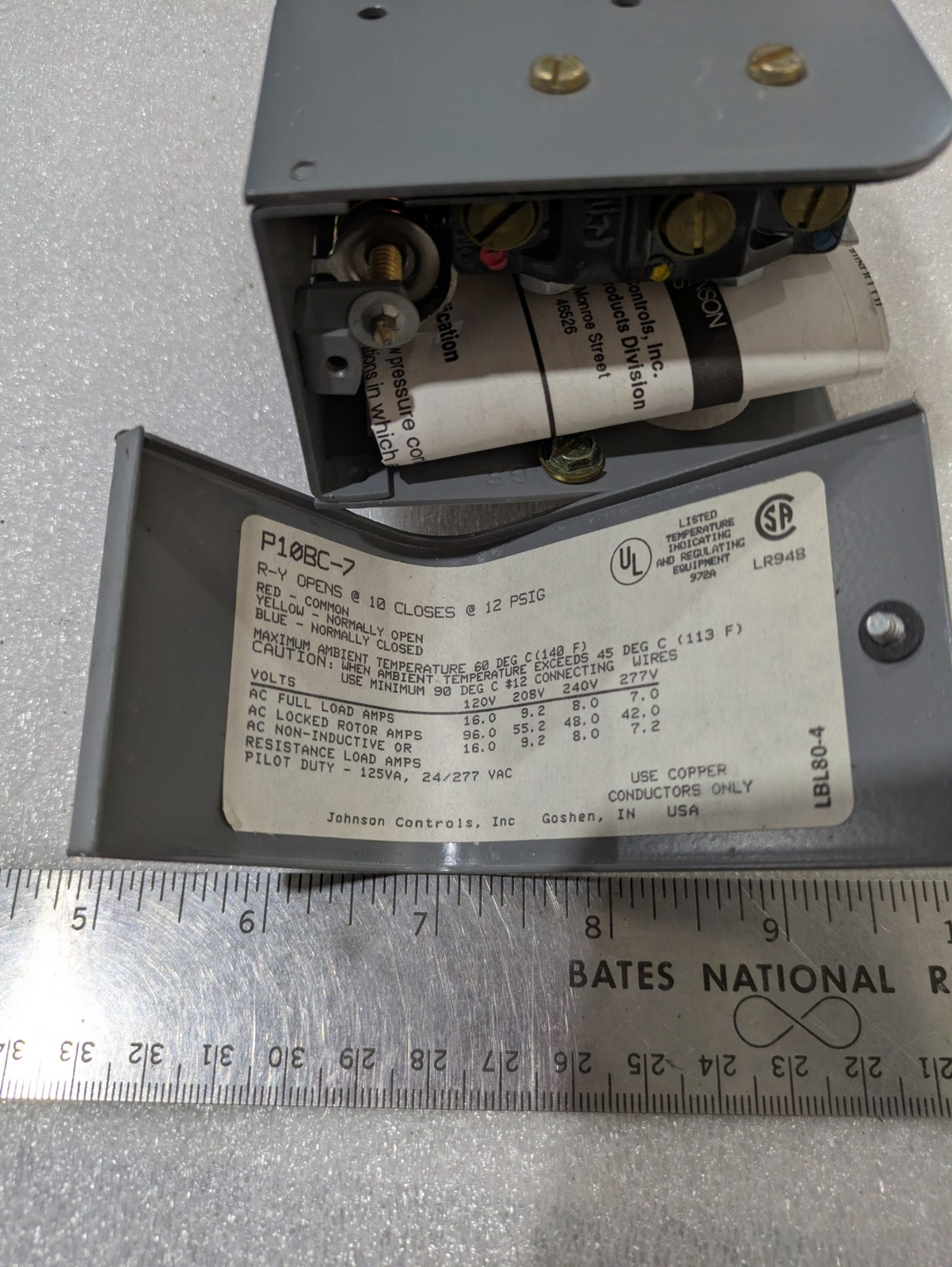 PENN P10BC-7 24-277V AC 125VA 12 PSIG