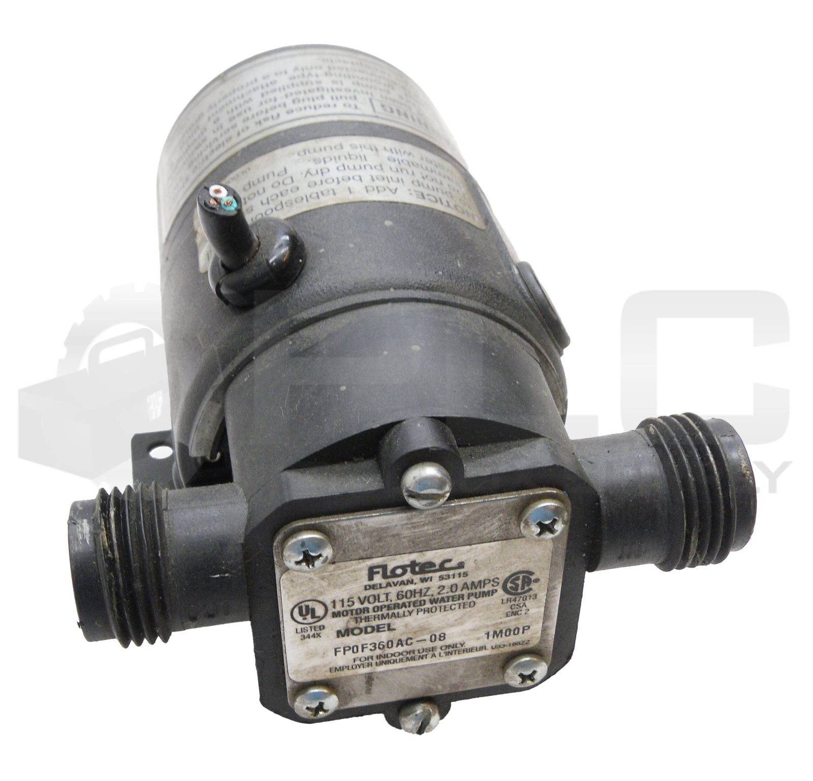 FLOTEC FP0F360AC-08 WATER PUMP 115V 60HZ 2.0A CUT CORD