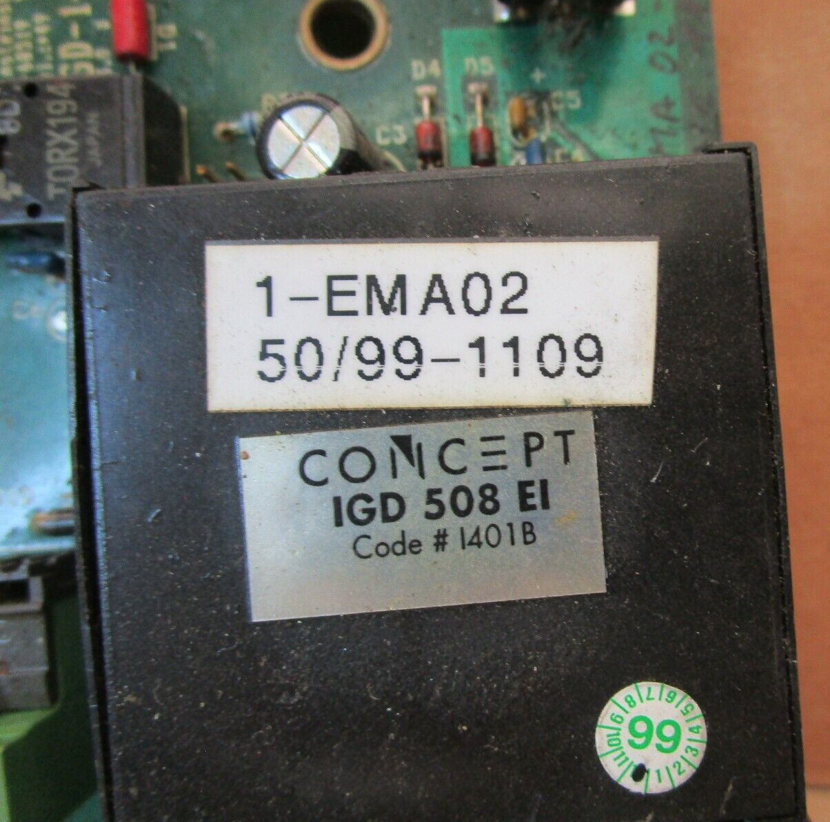 IGD-1-EMA D68519 Circuit Board w/ 1-EMA02 Concept IGD 508 EI 1480OMF